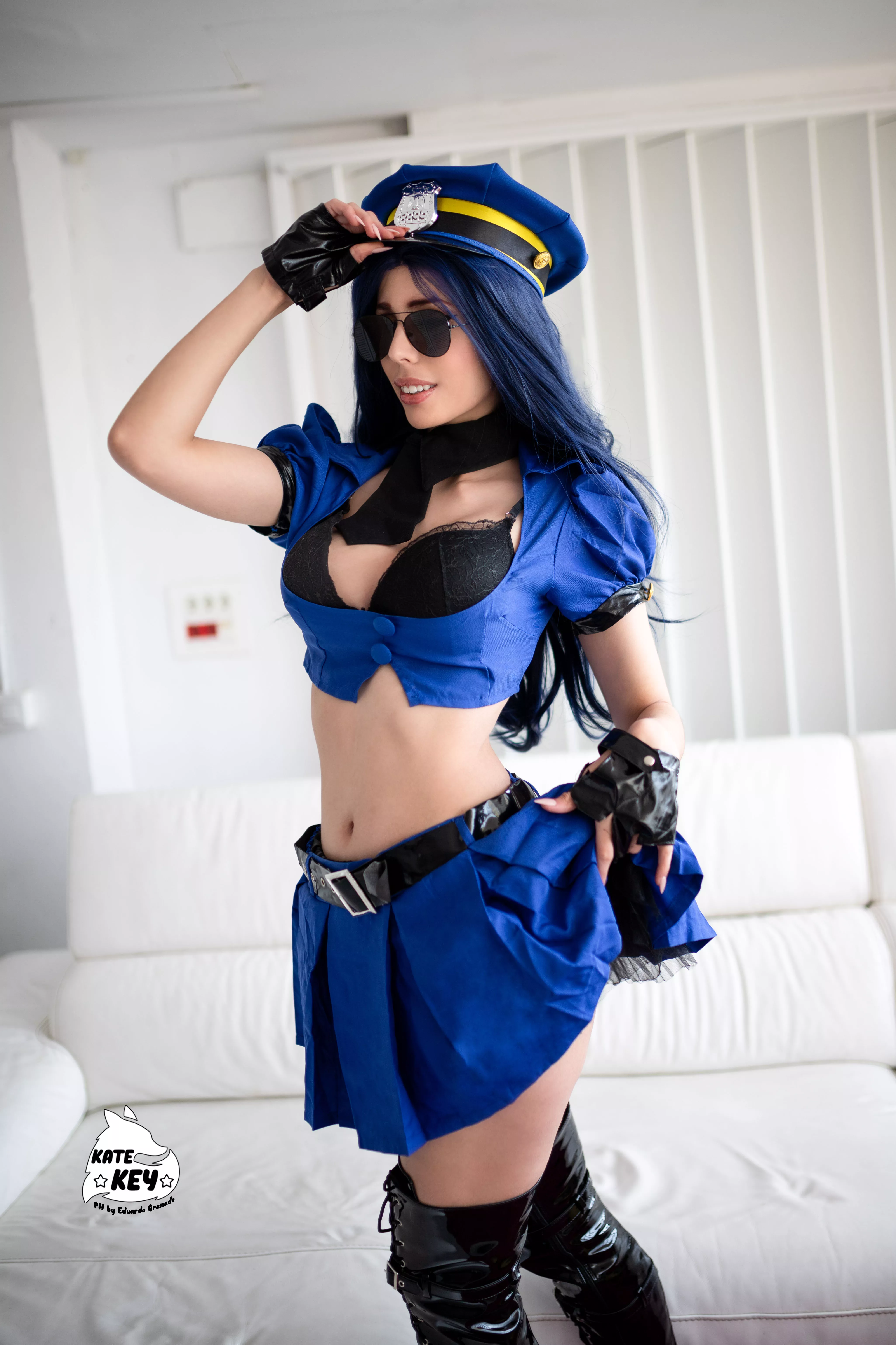 Who are you cheering for at Worlds? Officer Caitlyn Cosplay from League of Legends by Katekey Cosplay