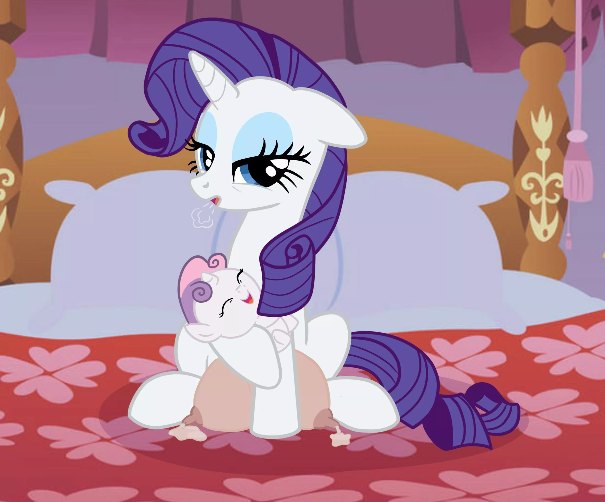 Who else is a fan of the Single-Mom Rarity theory? (commission | artist: me | commissions open)