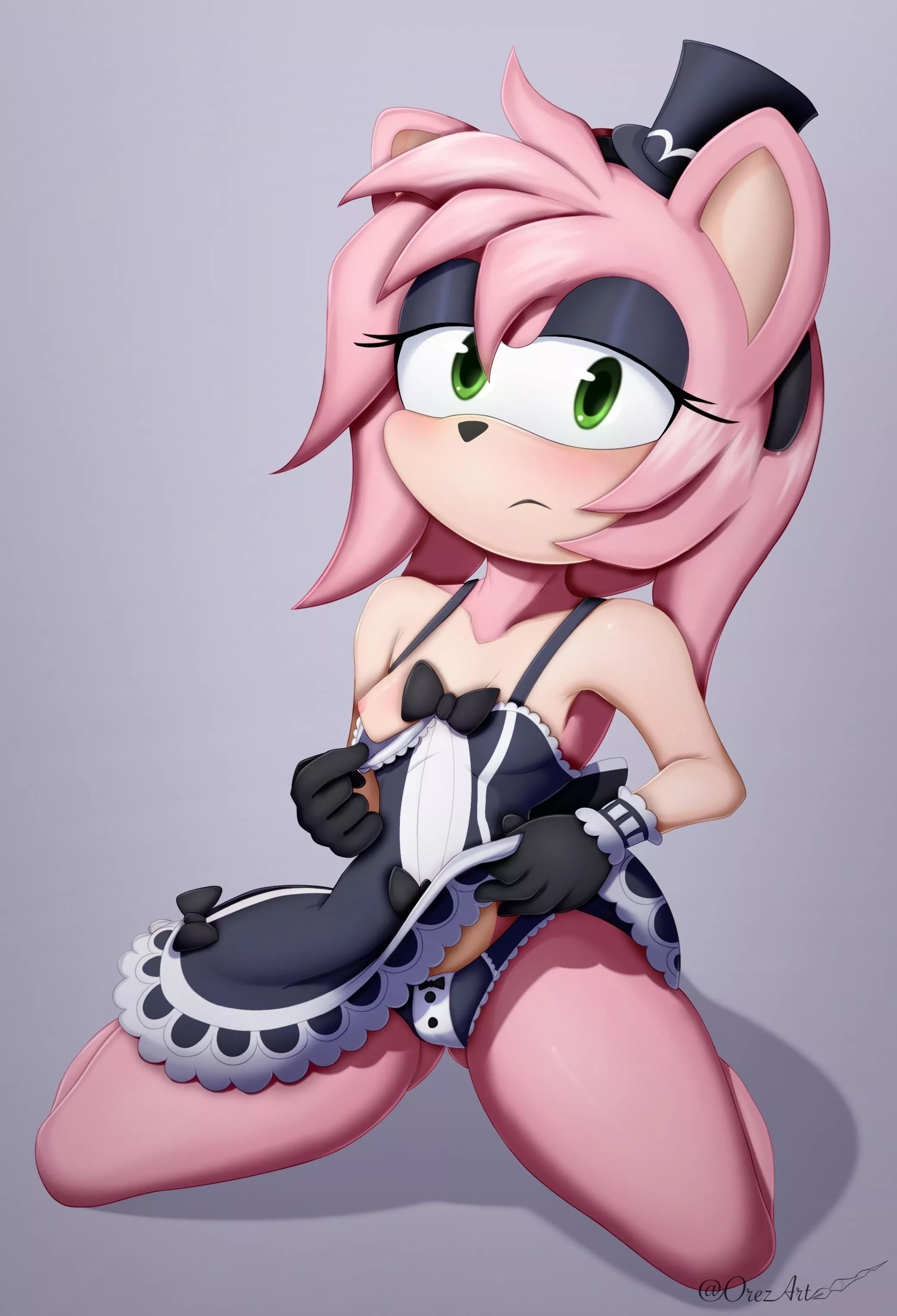 Amy Rose (@OrezArt)