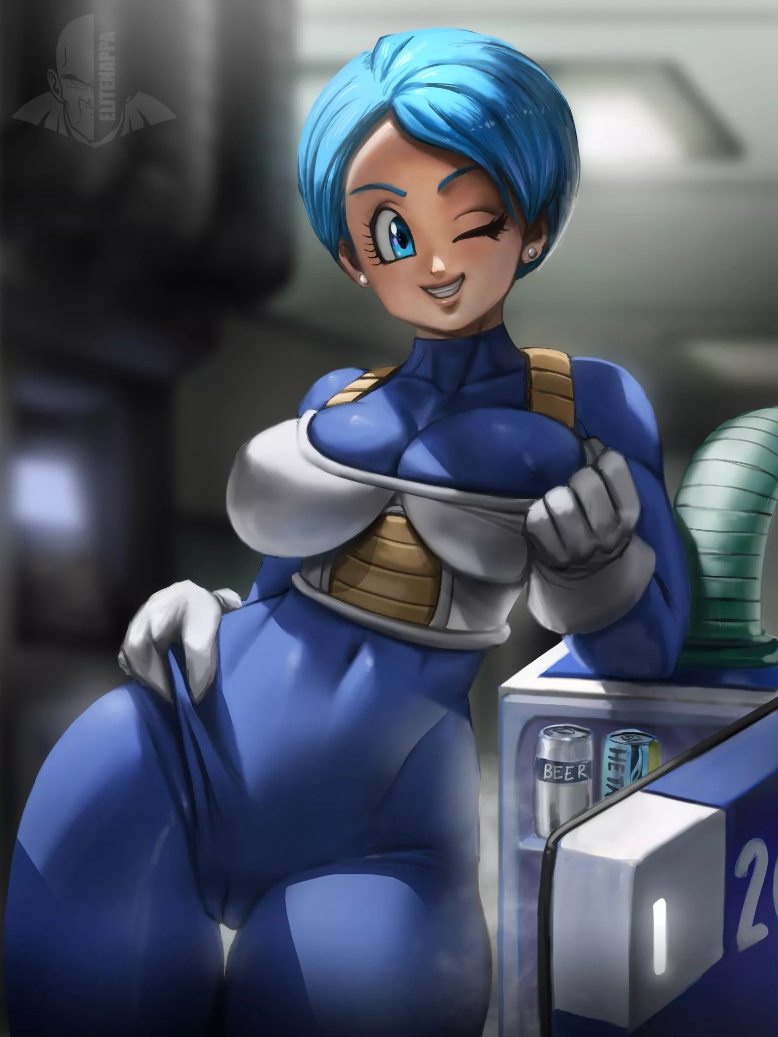 Bulma in the lab (Elitenappa) [Dragon Ball]