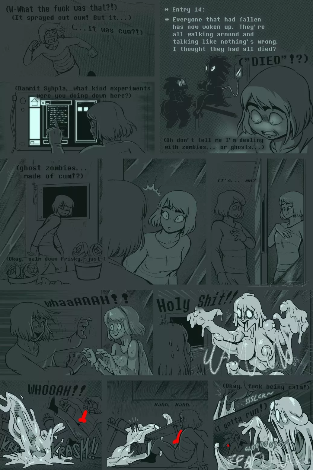 [Frisk, Amalgamate] Under(her)tail Part 8 Page 9