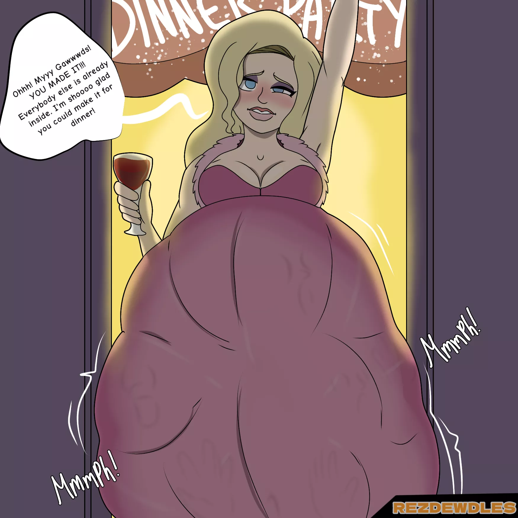 {Image} POV: Janette is Having a Dinner Party Voretober Day 14: Guest (Art by RezDewdles)