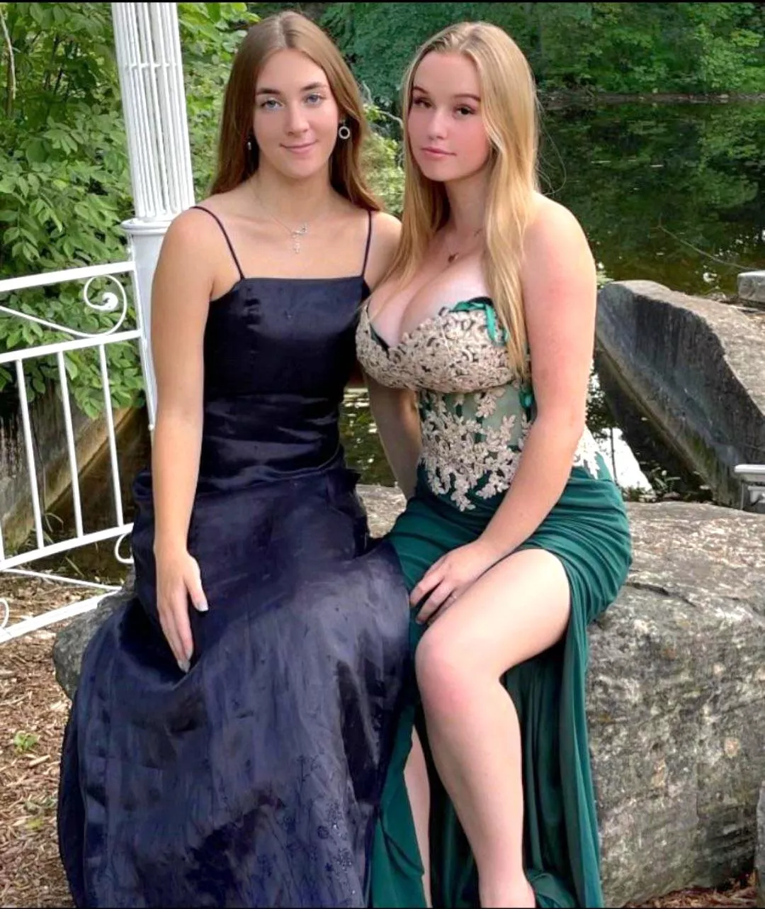 Rank these two young hotties in their prom dressesðŸ‘