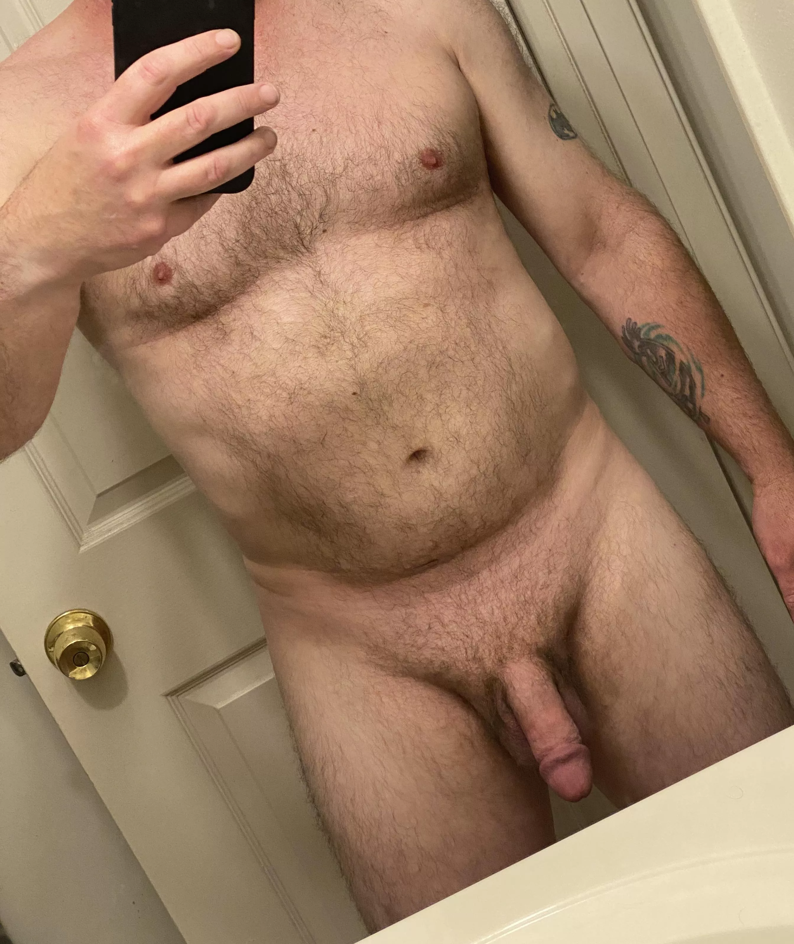 Room for one more in the shower …