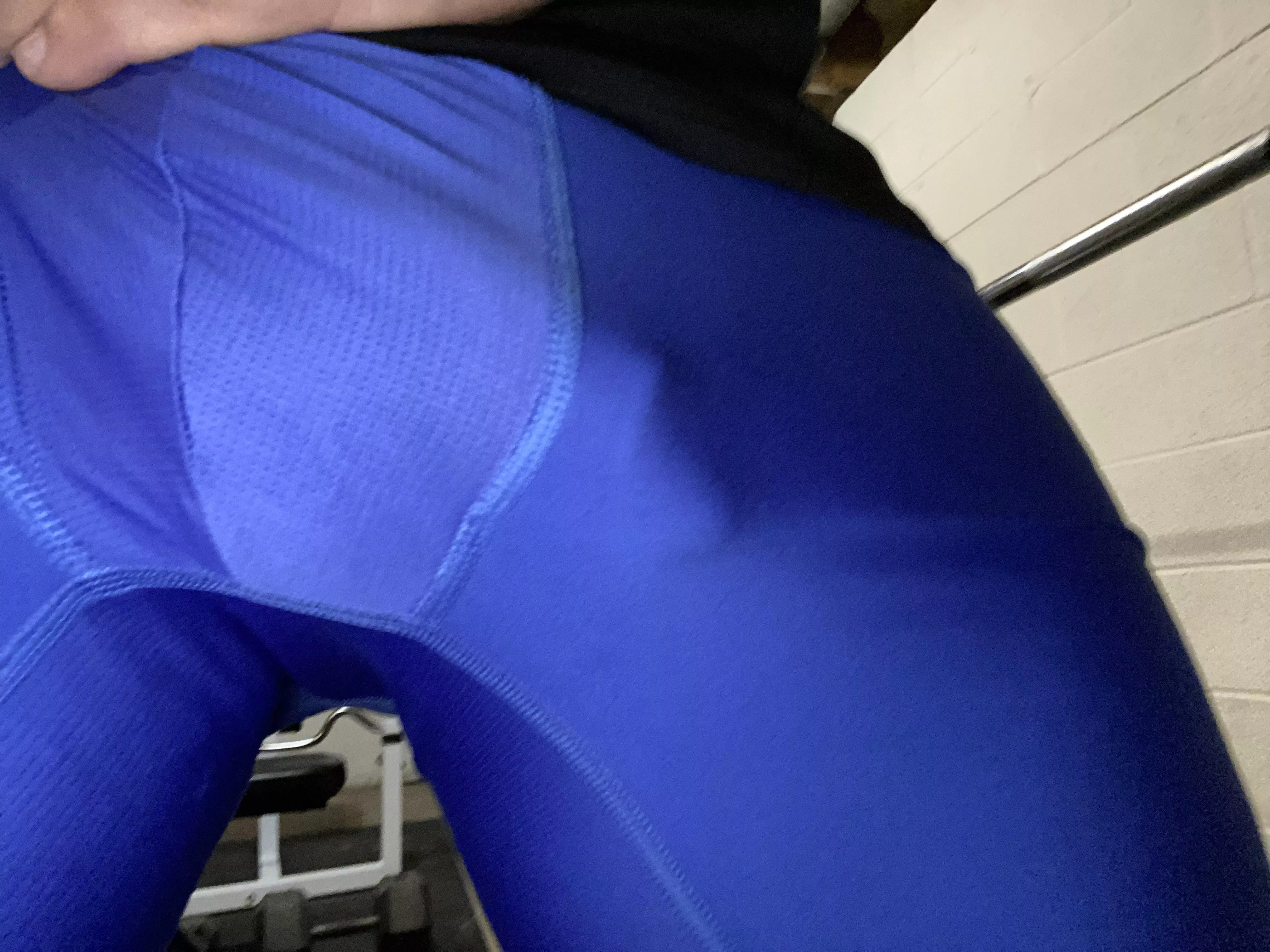 Trapped in spandex…