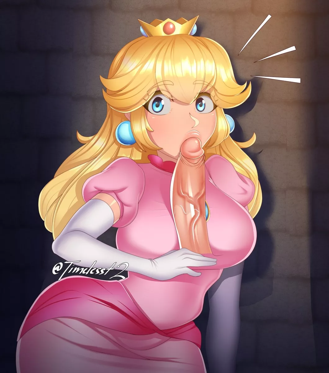 Walked in on Princess Peach (Timelesst2)