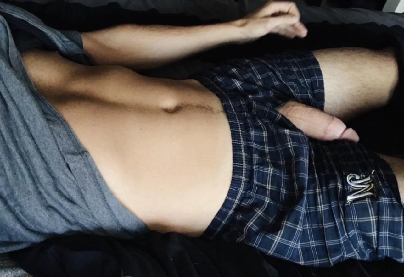 (25) My dick is always slipping out of my boxers