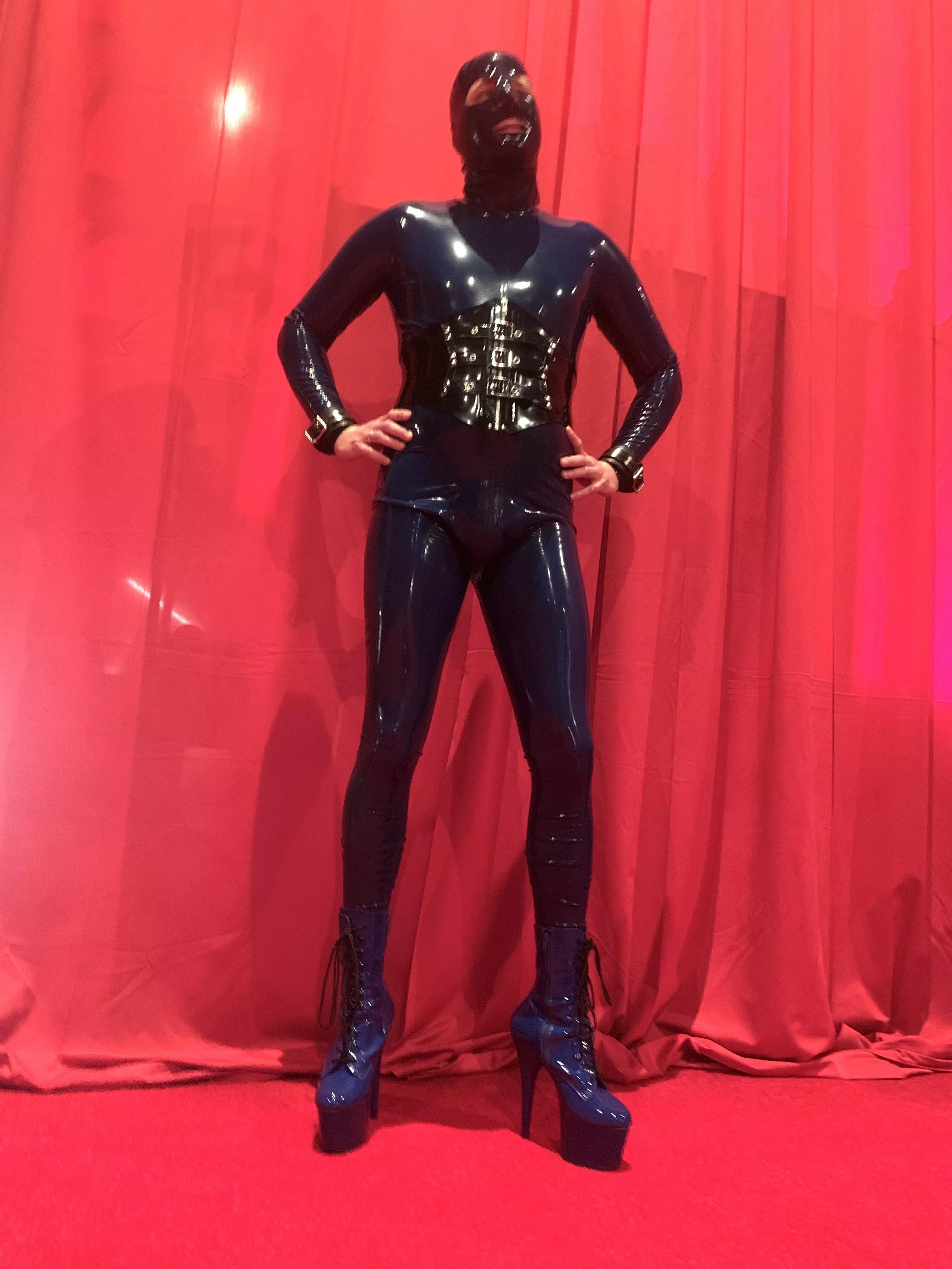 Complete latex outfit