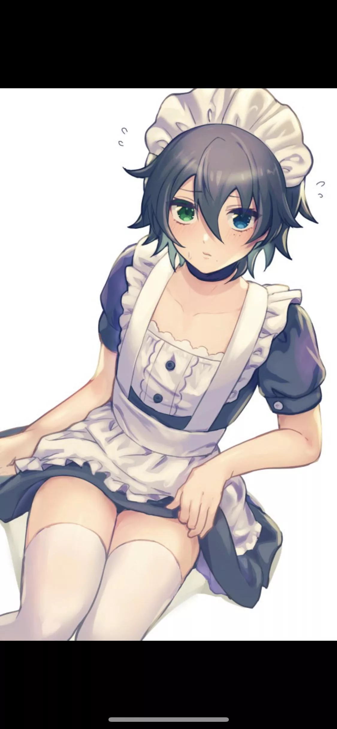 Maid boy and happy femboy Friday