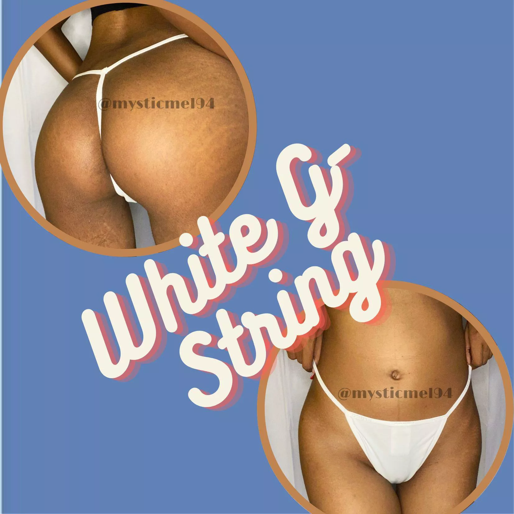 [selling] pure white gstring! imagine all the dirty possibilities for this pristine panty! ðŸ˜ŒðŸ˜˜ this would look so much better being sniffed by you with some stains on them ;) ðŸ˜œðŸ’— add ons are available always ðŸ’¬ DM, WIRE OR PD: mysticmel94