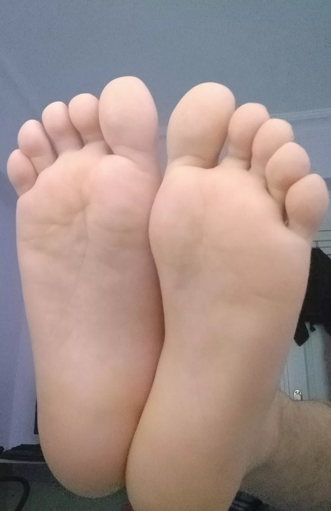 Soles up