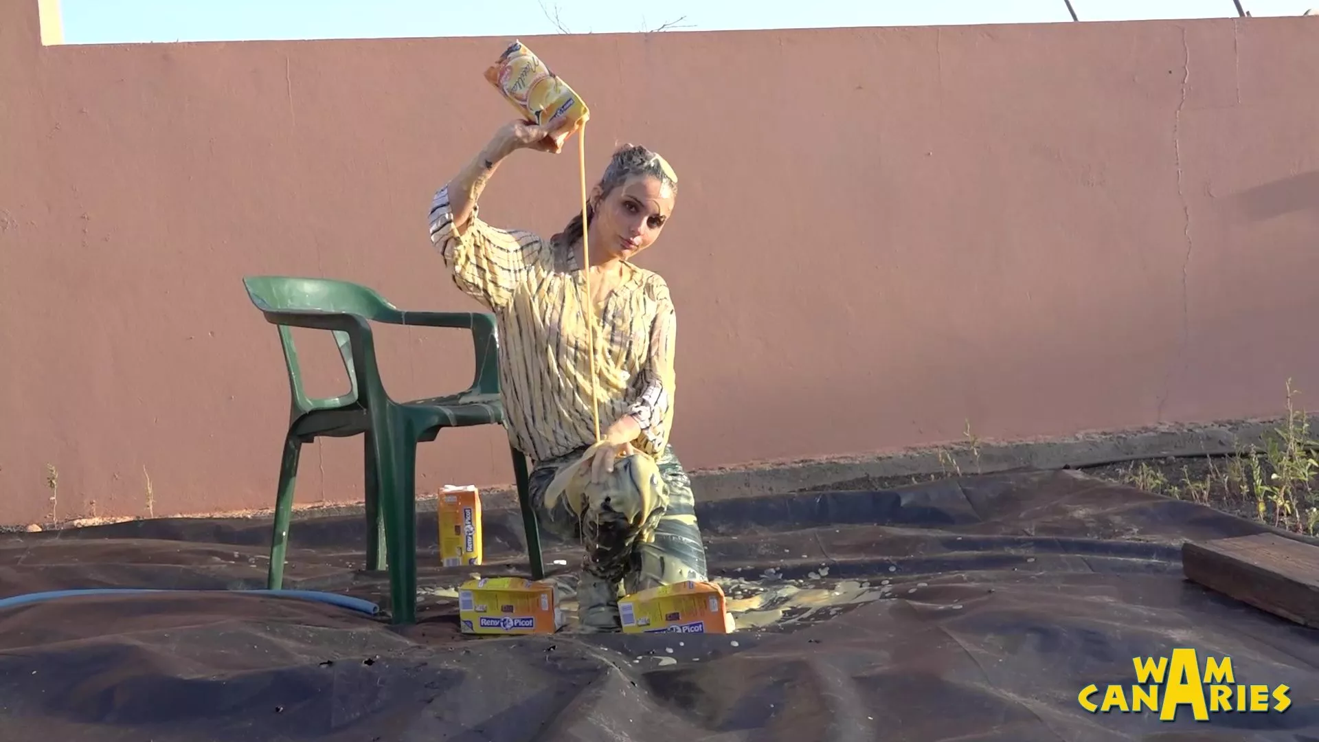 A woman and her custard