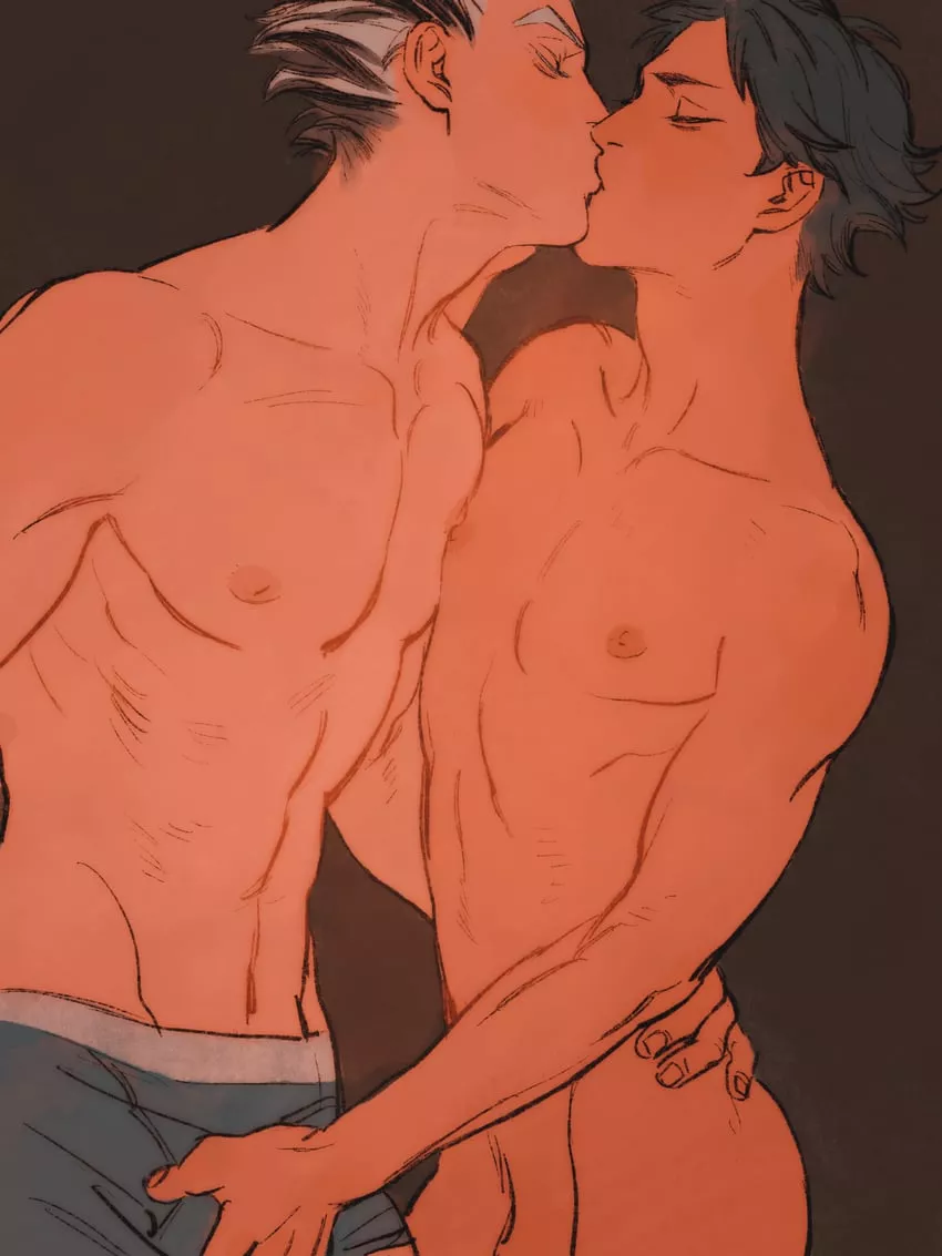 bokuto koutarou and akaashi keiji by (chengongzi123)