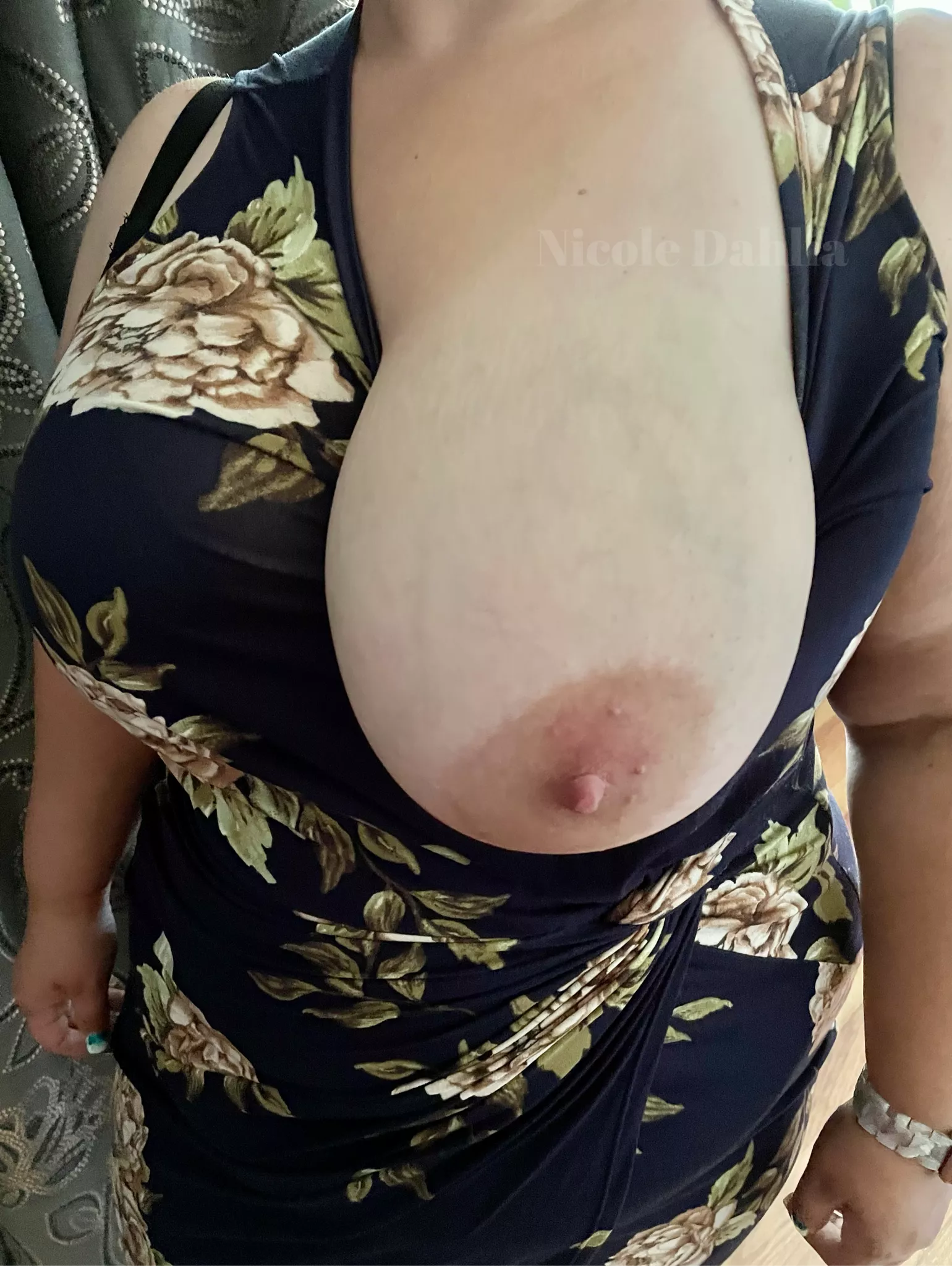 Bursting out of my dress!