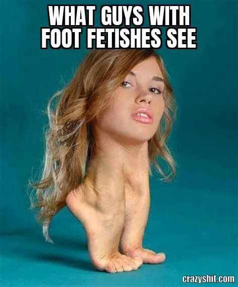 Guys with a foot fetish