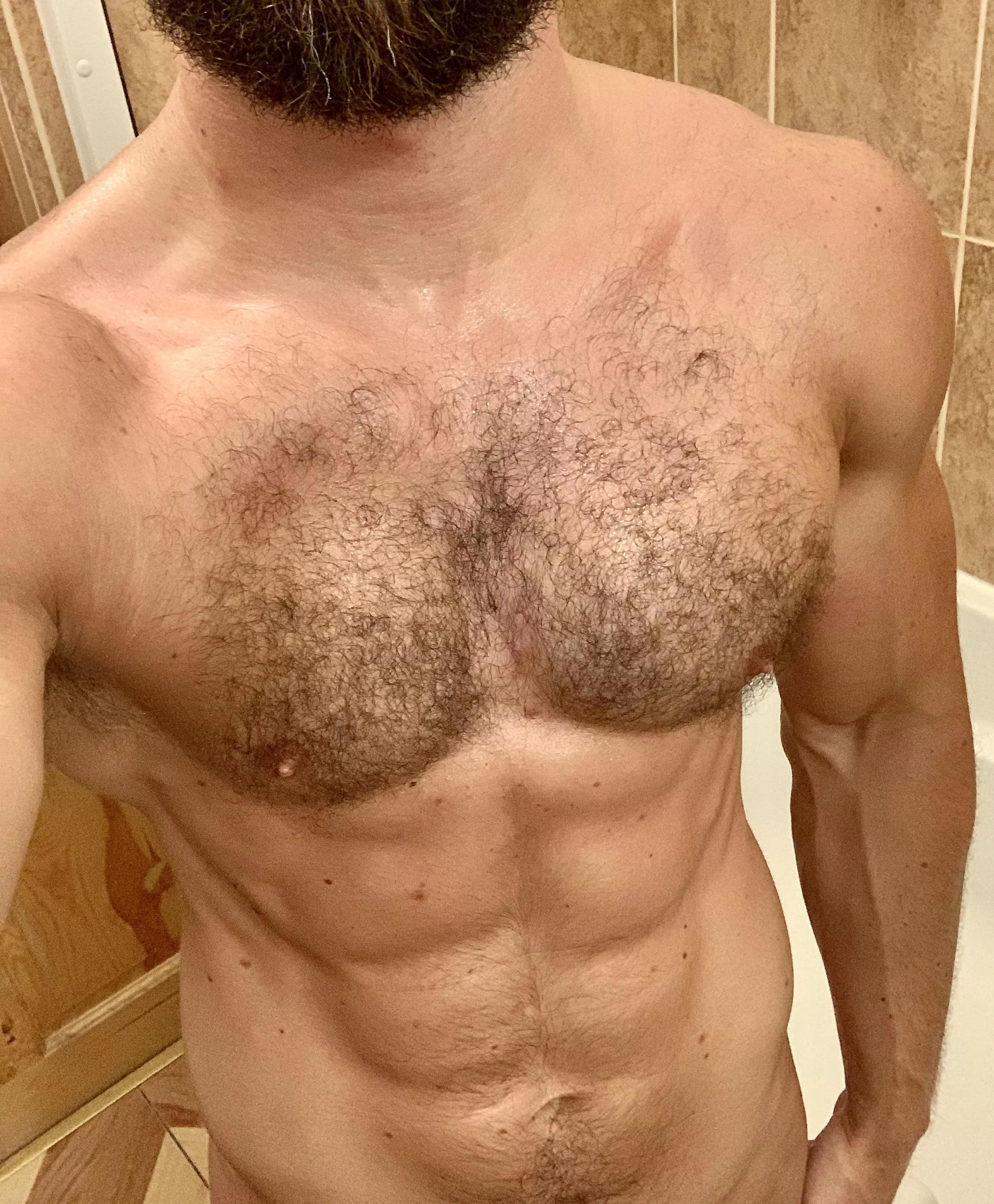 (M) Sweaty after a run