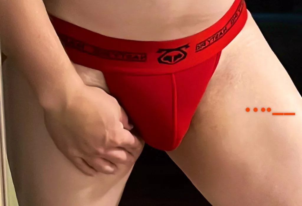 New red jockstrapâ€¦ thoughts?