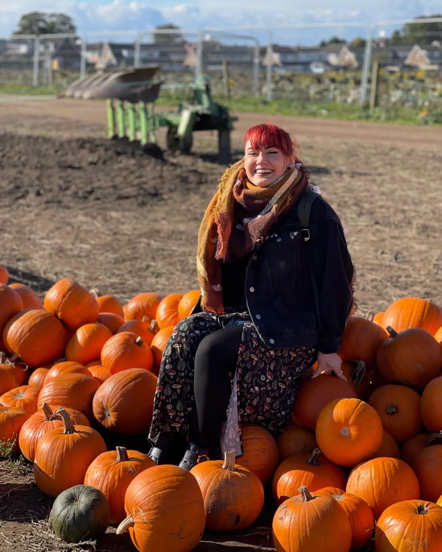 Not my normal post but I went pumpkin picking and it made me so happy ðŸ˜