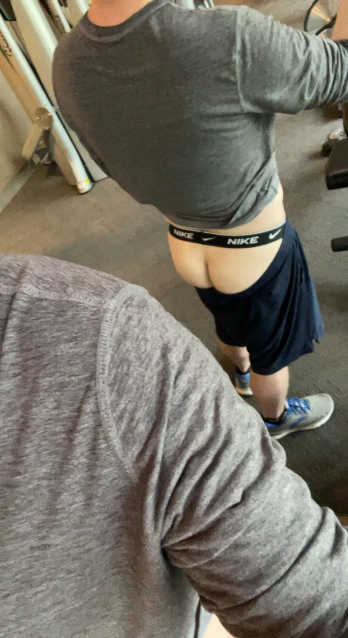 Showing off at the gym