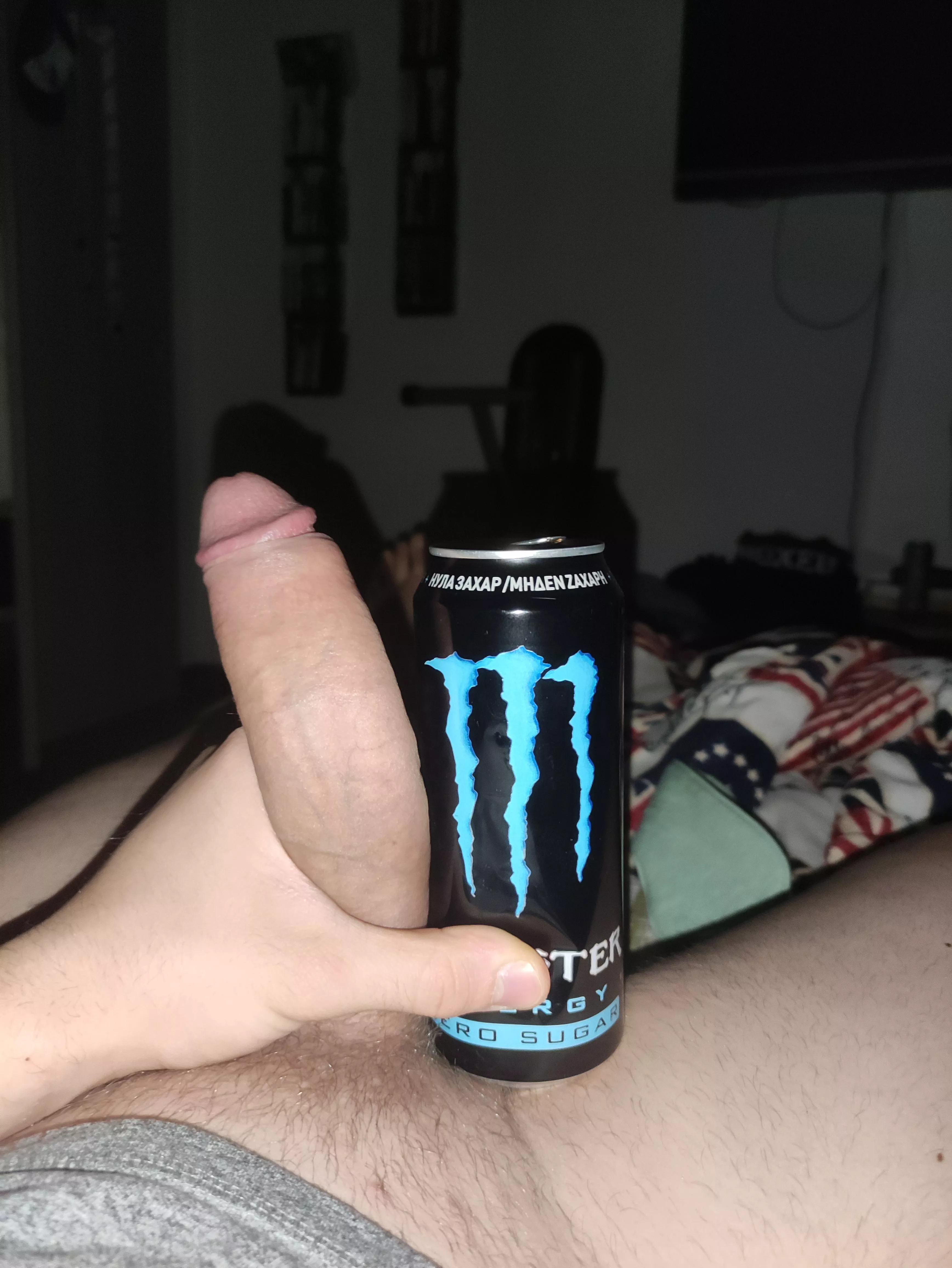 That Monster can doesn't look that big now