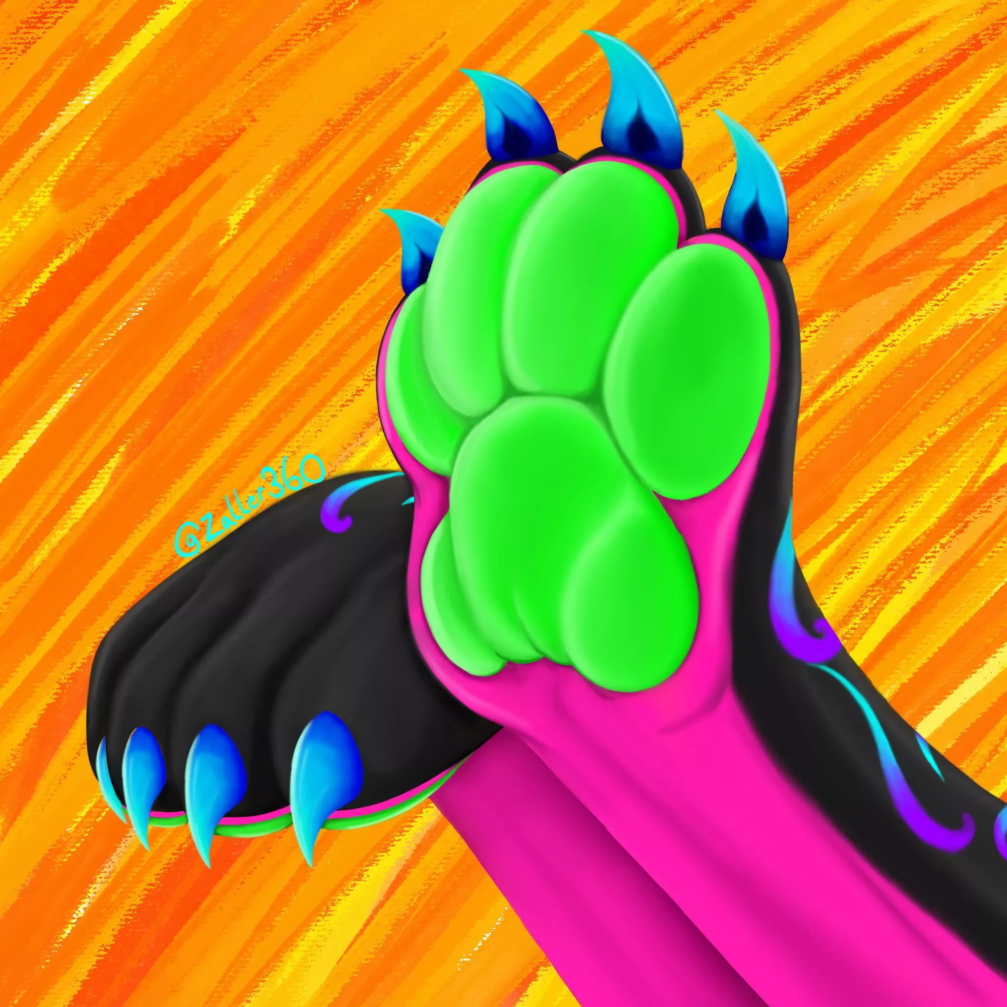 TOE BEANS (Zaller360) art by me, Com’s open