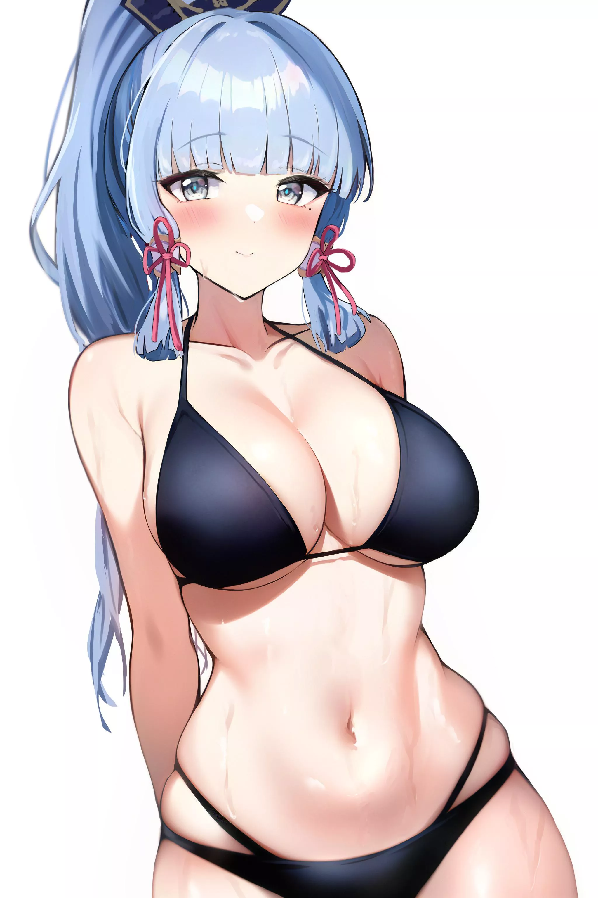 Black Bikini Ayaka (Genshin Impact)