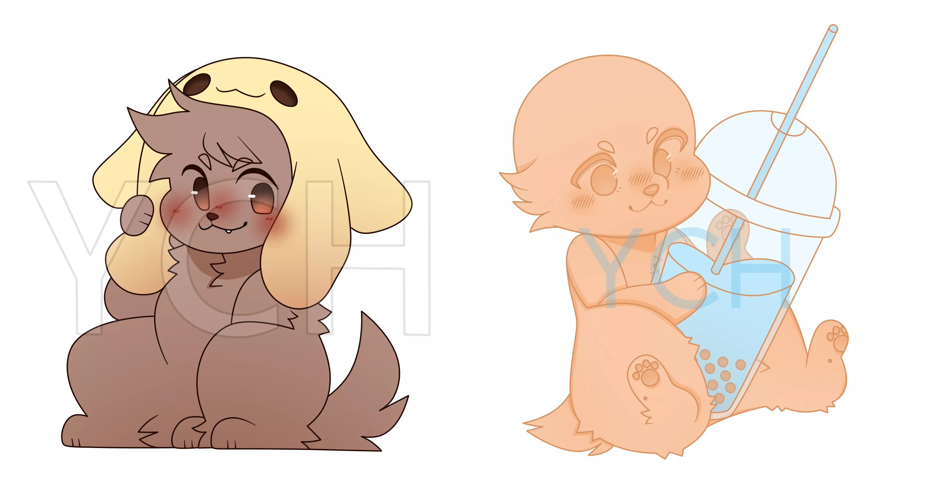 Cute YCHs available for commission! (info in comments)