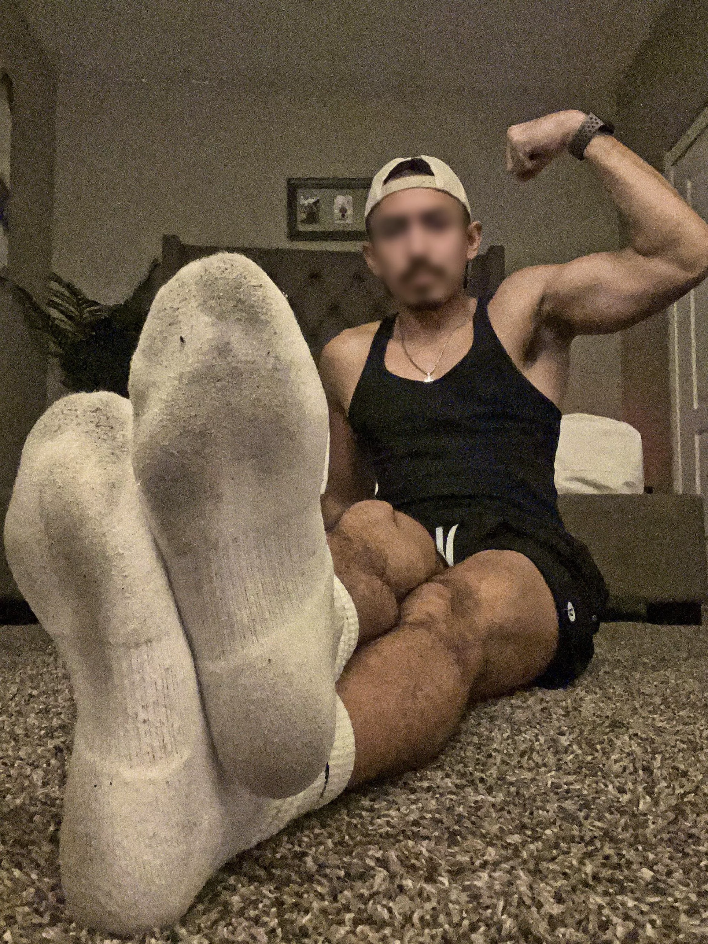 Filthy gym socks