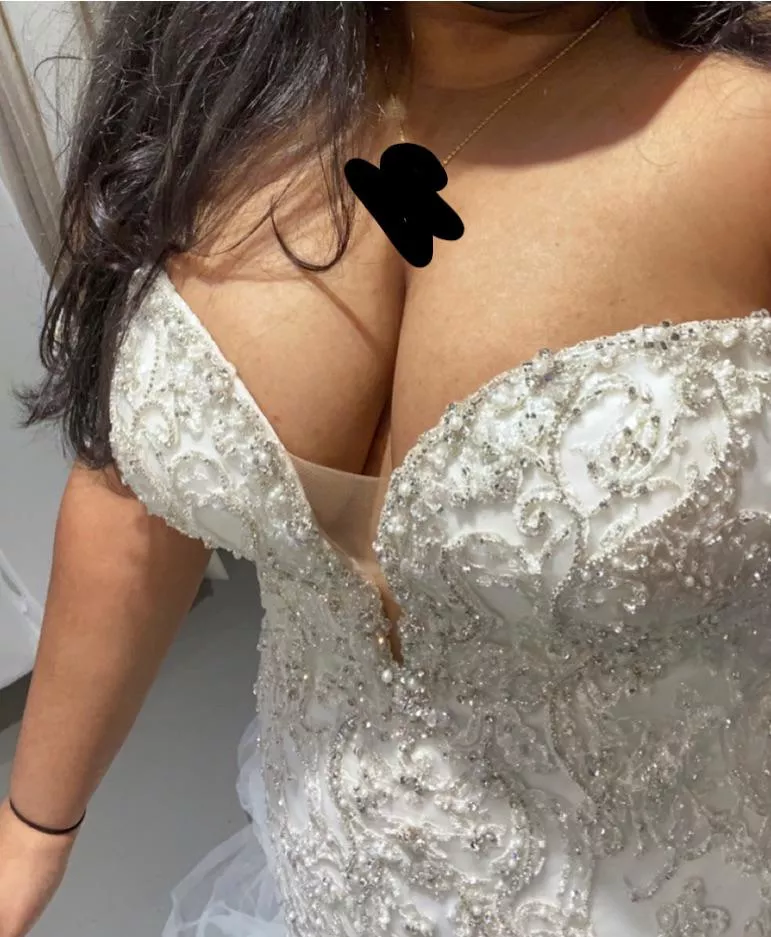 First dress fitting ðŸ¤­