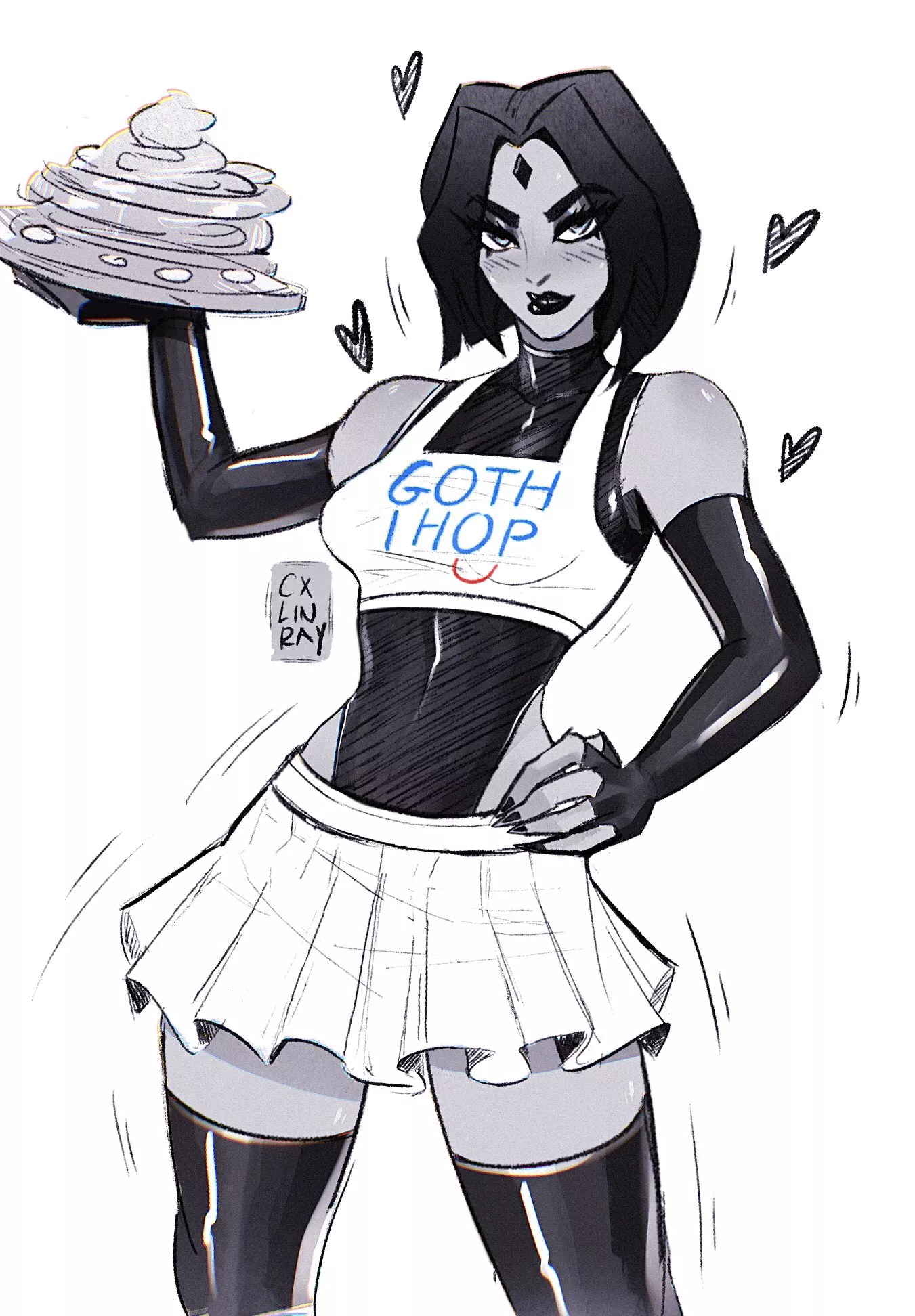 Goth IHOP Raven! (Cattyfabz) [DC]