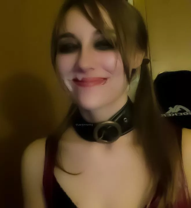 Harley Quinn collared cumslut [OC]