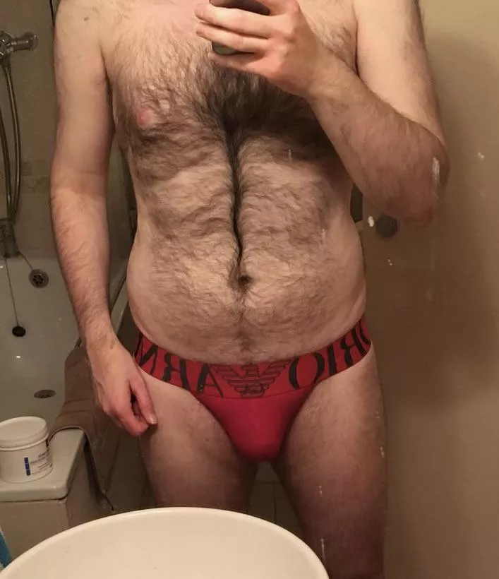 Red jock for Monday.