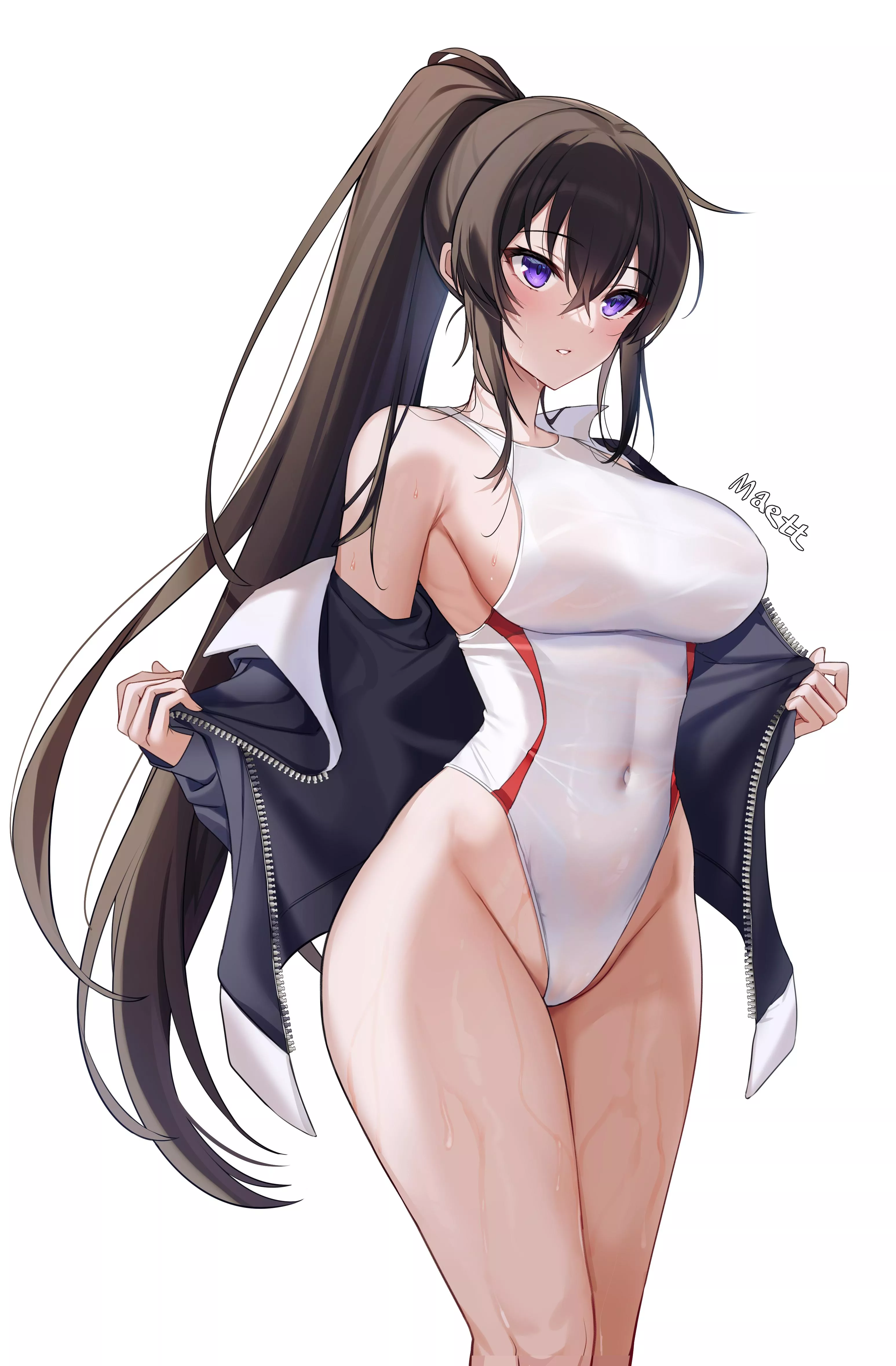 Sheer Swimsuit Yoo Mina (Maett) [Counter:Side]