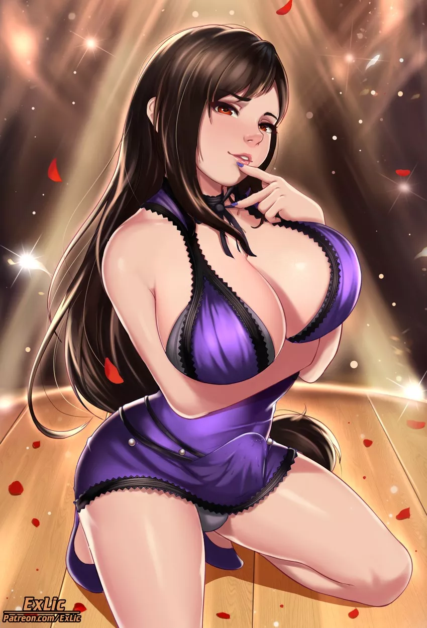 Tifa gets hard on the dance floor