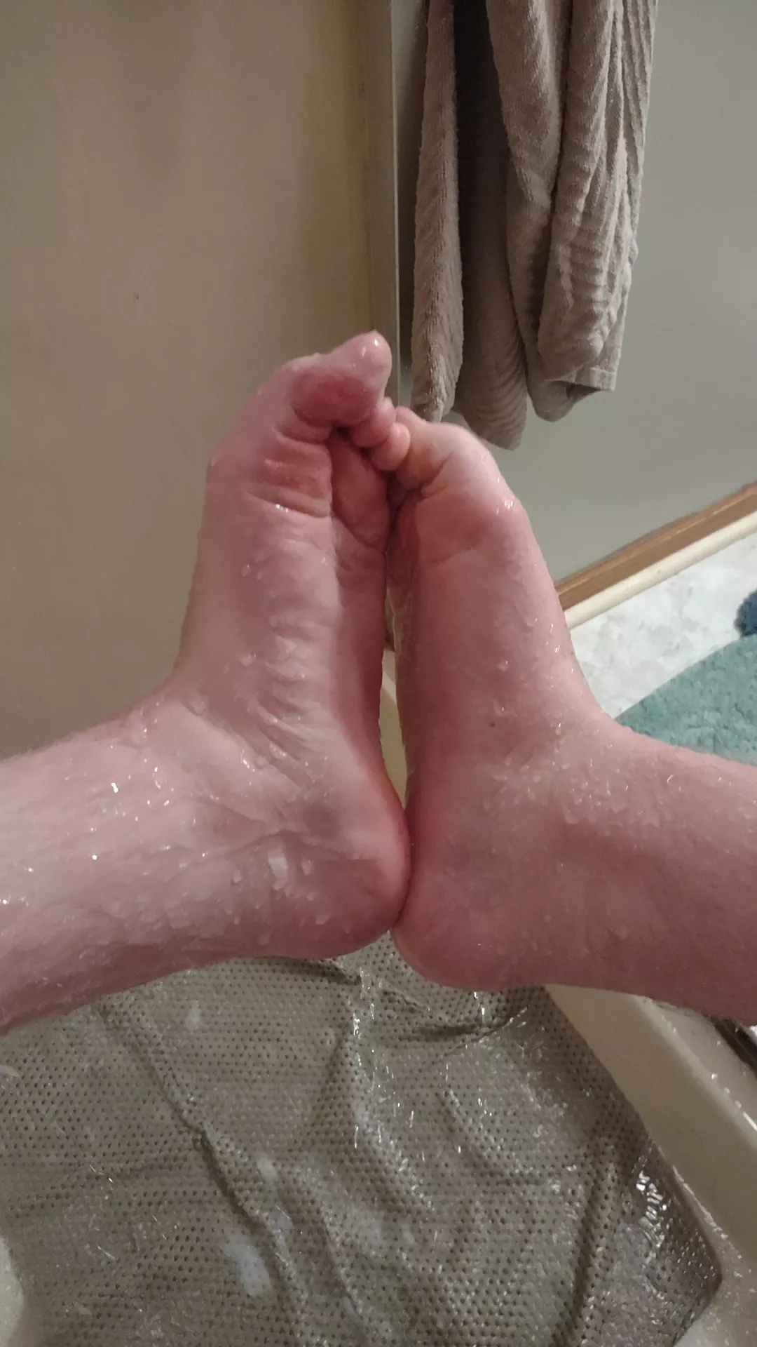 washing my feet