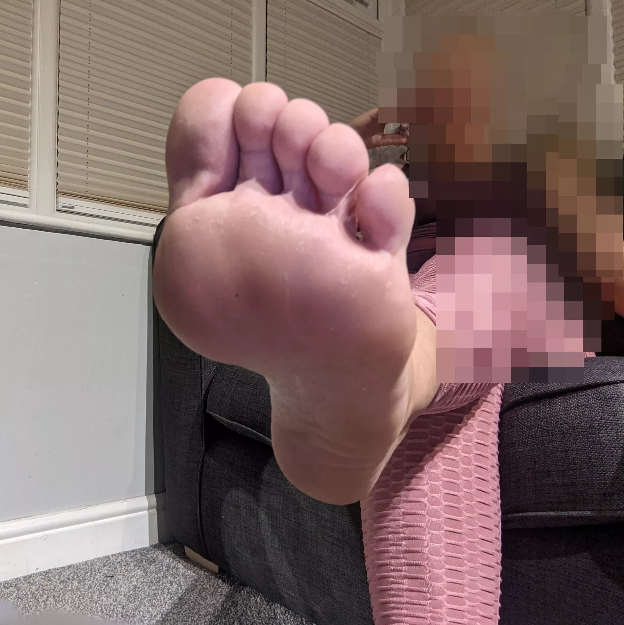 Would you want a full feet in your face ??!