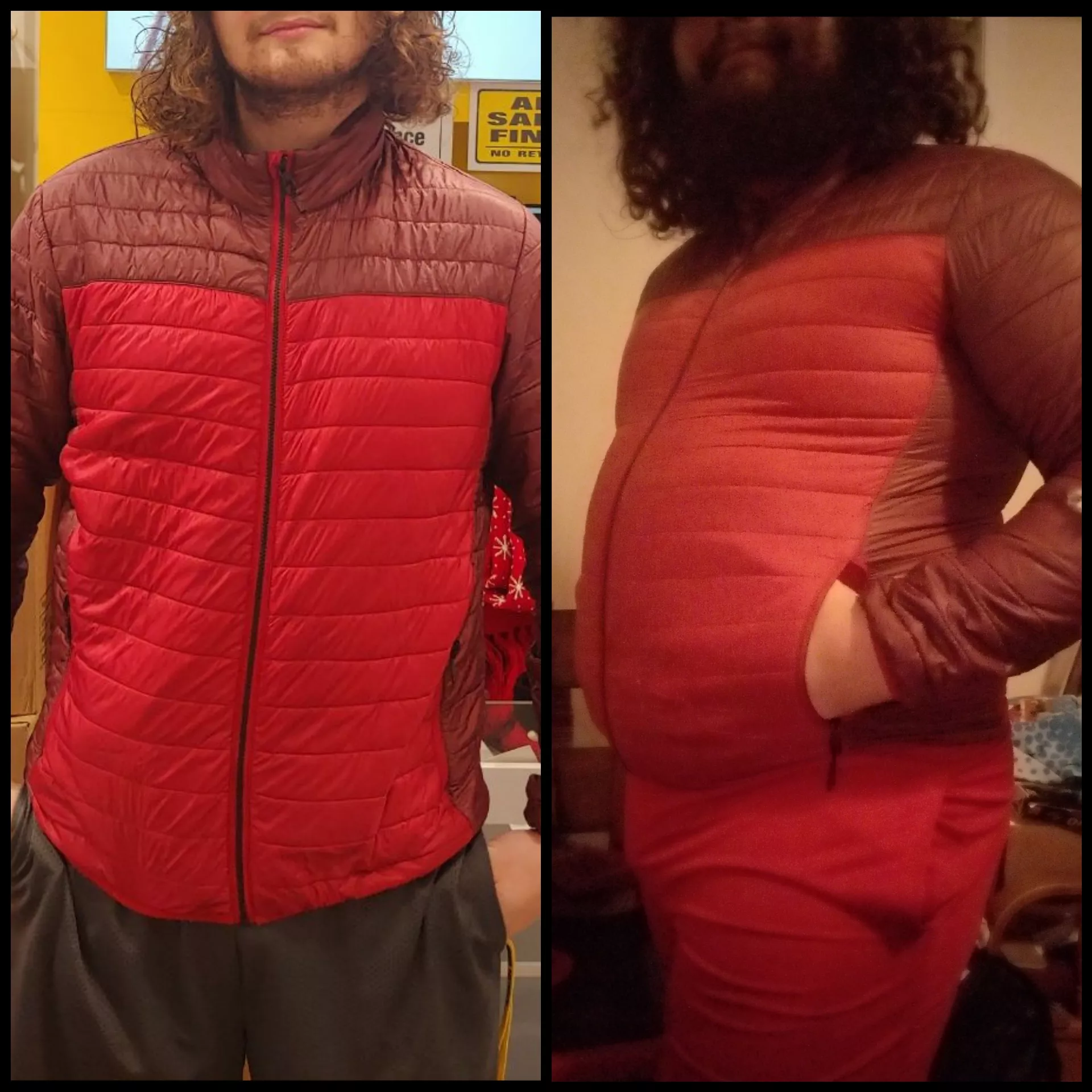 2 years and 70+lb later I don't think the jacket fits anymore...