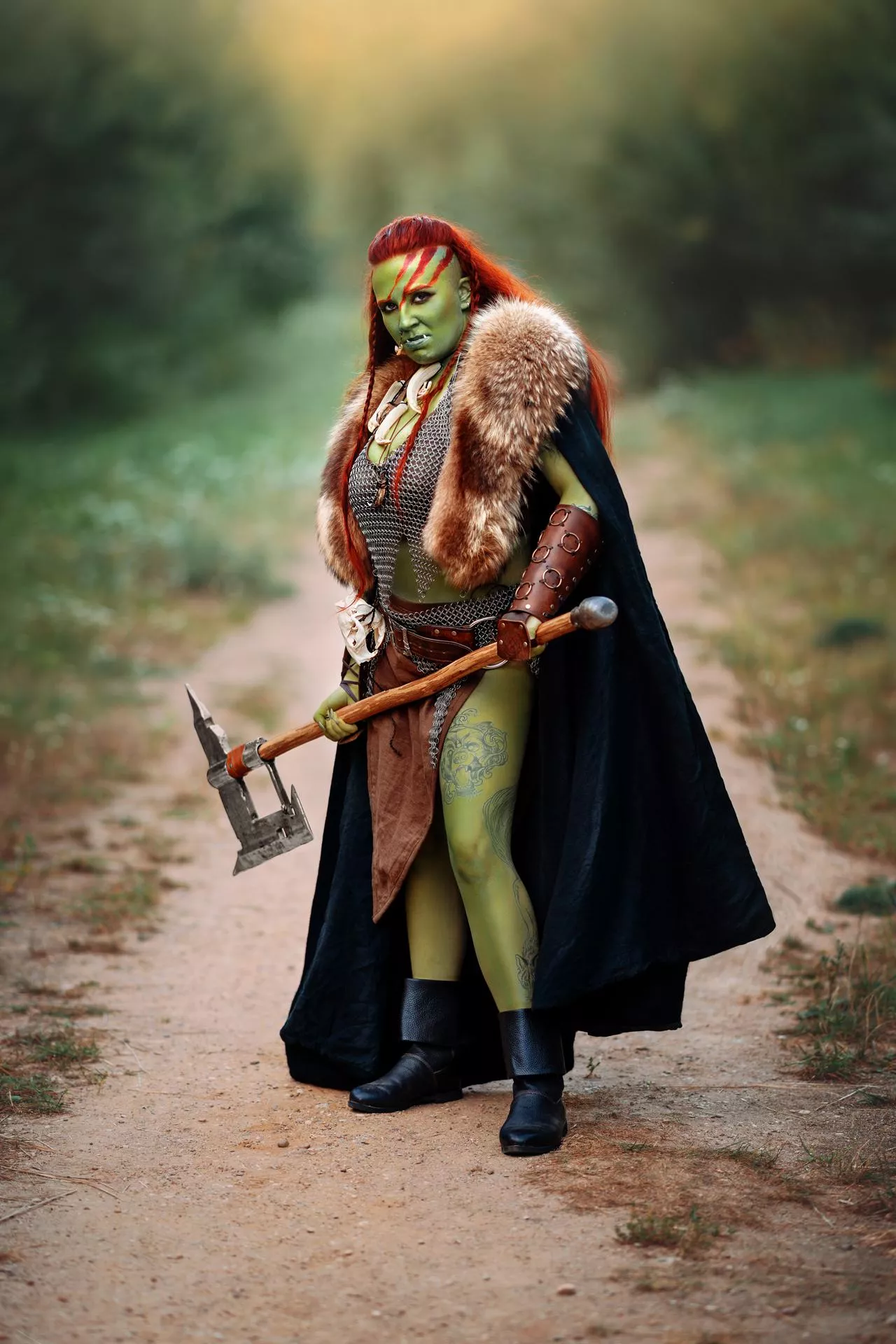 DnD Orck cosplay by Rudy Vixen