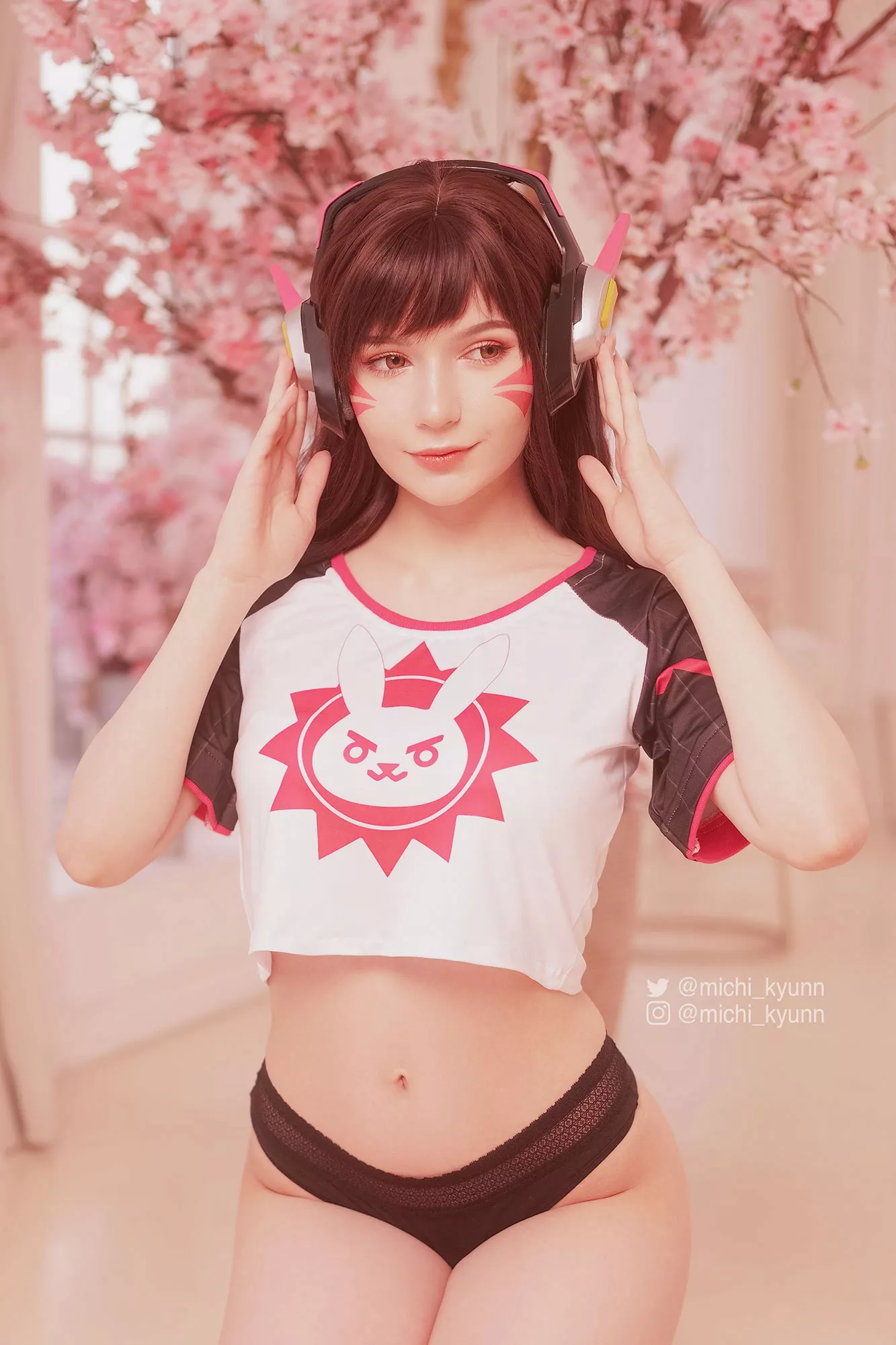 D.Va from Overwatch by michi_kyunn