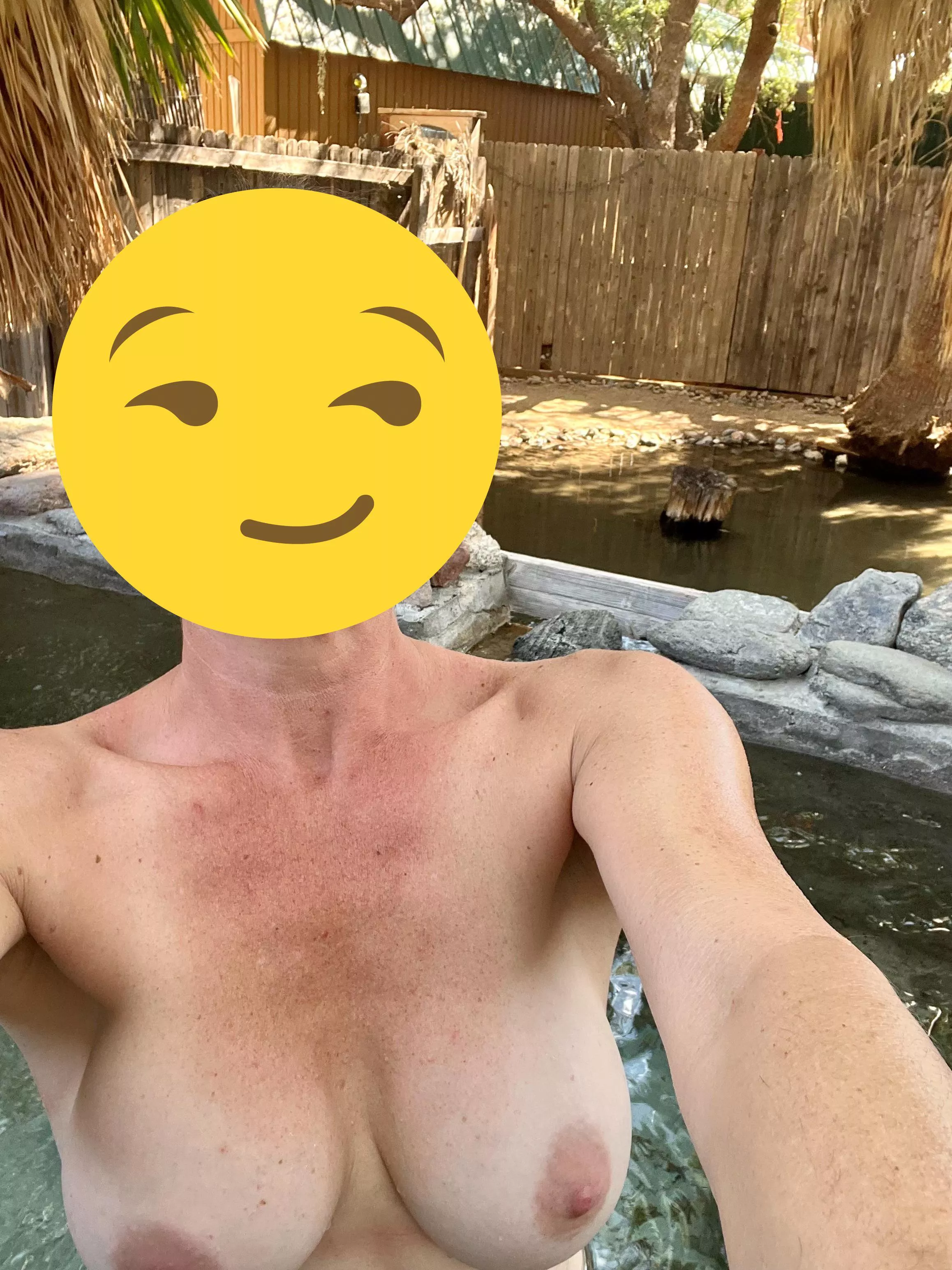 It was lonely at the hot springsâ€¦maybe next time (f)