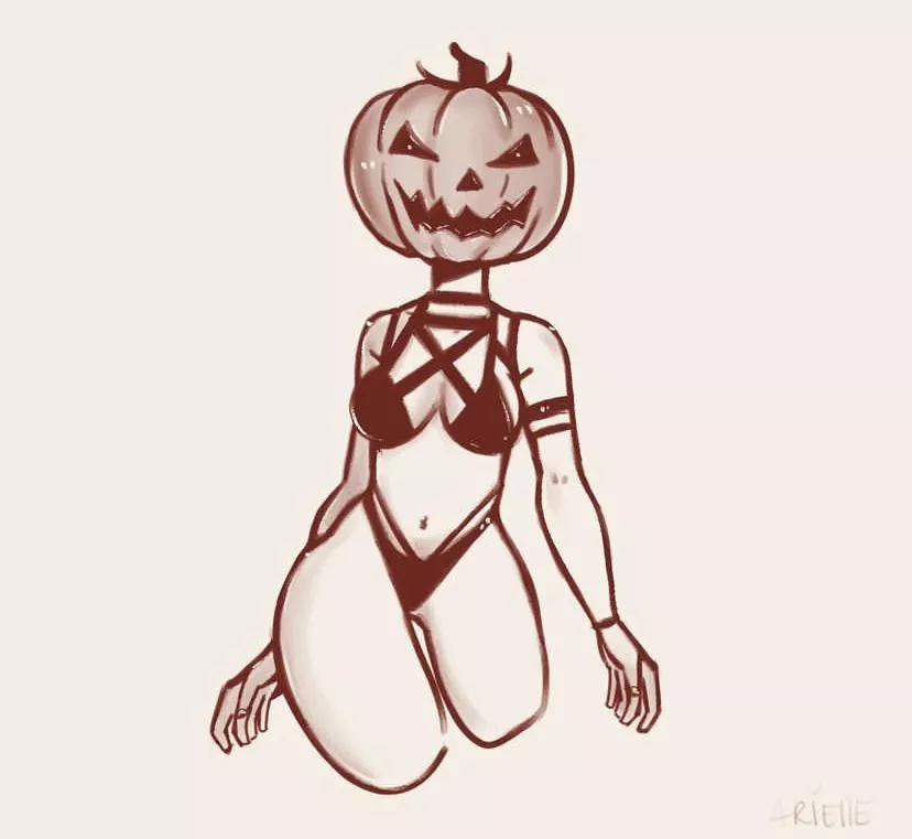 [OC](Adornoea) Pumpkin babe ready to eat you 😋🎃