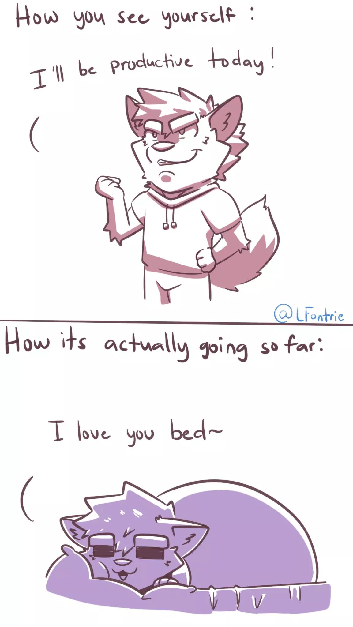 Productivity Comic ( Art by me, LFontrie )