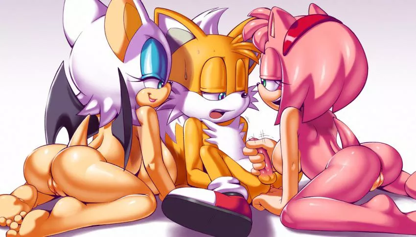 Tails x Amy x rouge