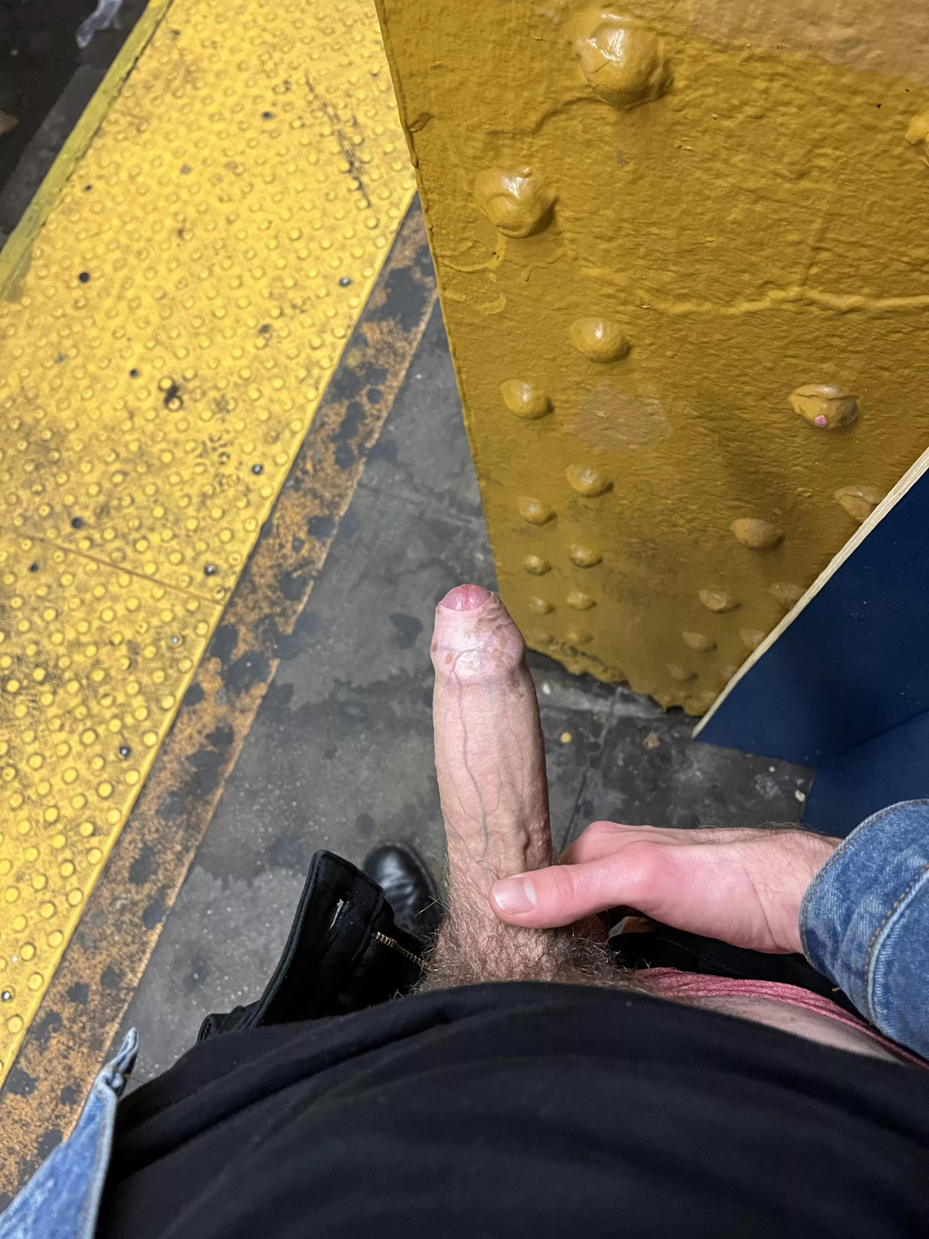 Waiting for the train