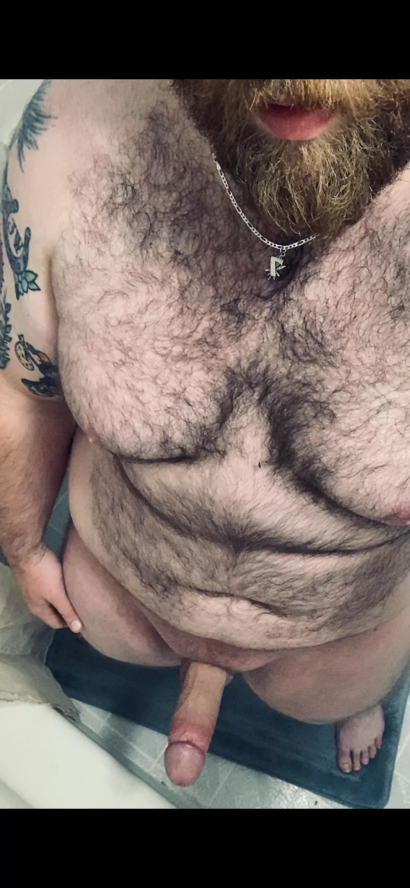 Do you want to ride my beard or my cock?