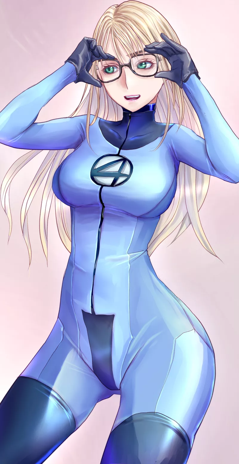 Invisible Woman With Her Glasses (Shimaguniyamato) [Marvel]