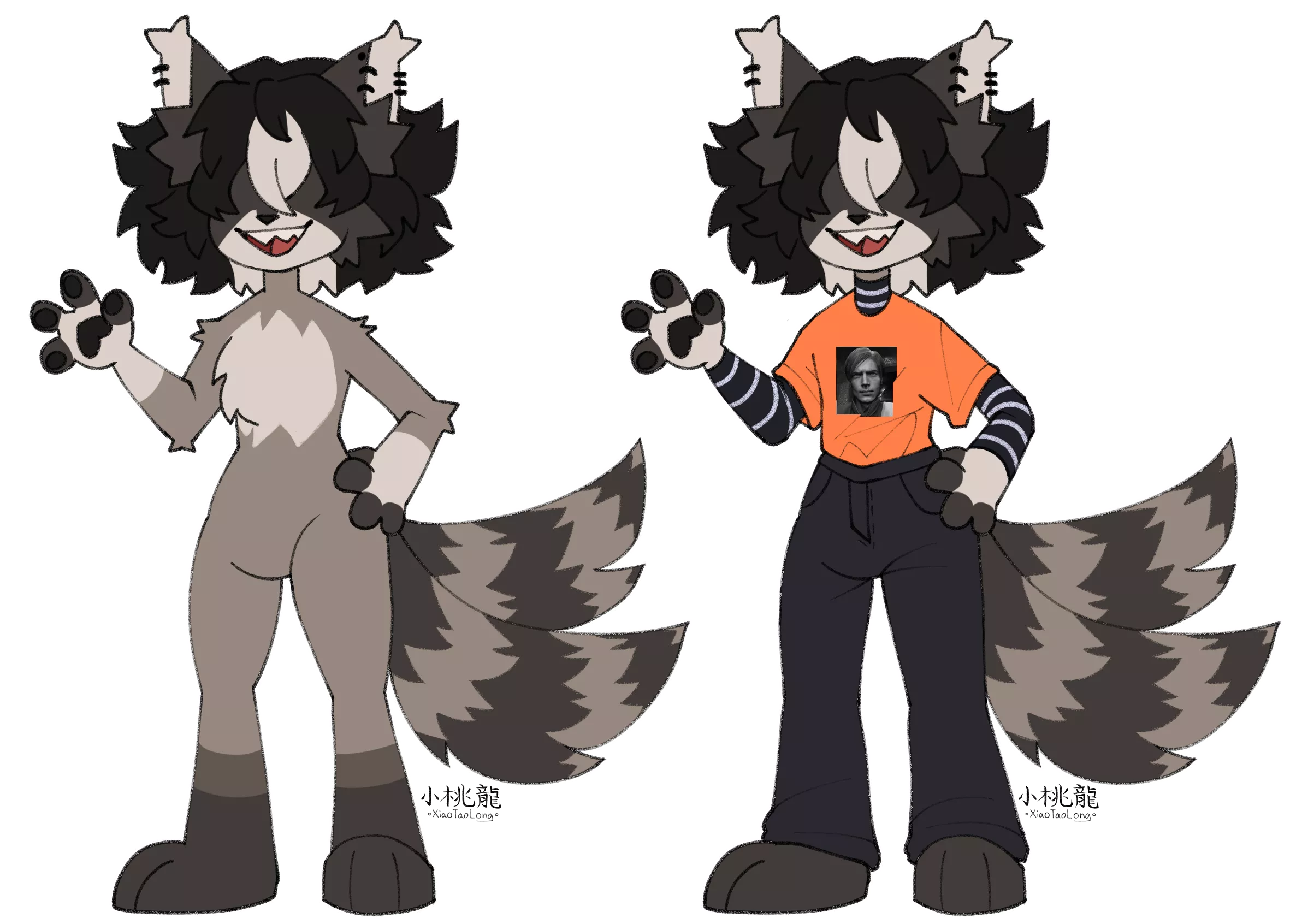 made my first ever fursona !! art by me