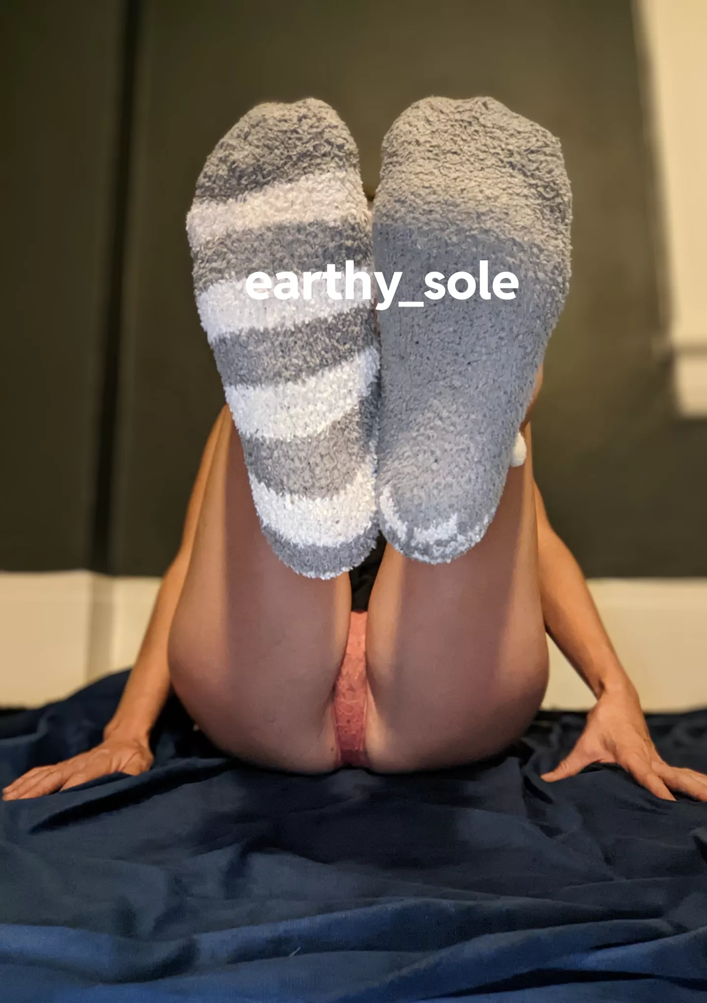 Nice view. Soft socks and panties