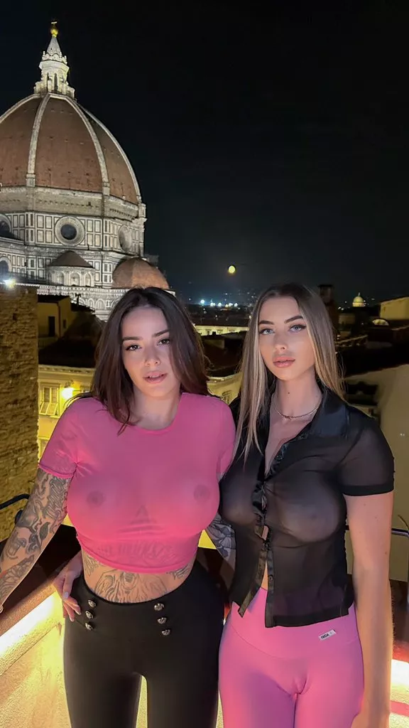 Pink top or Black top