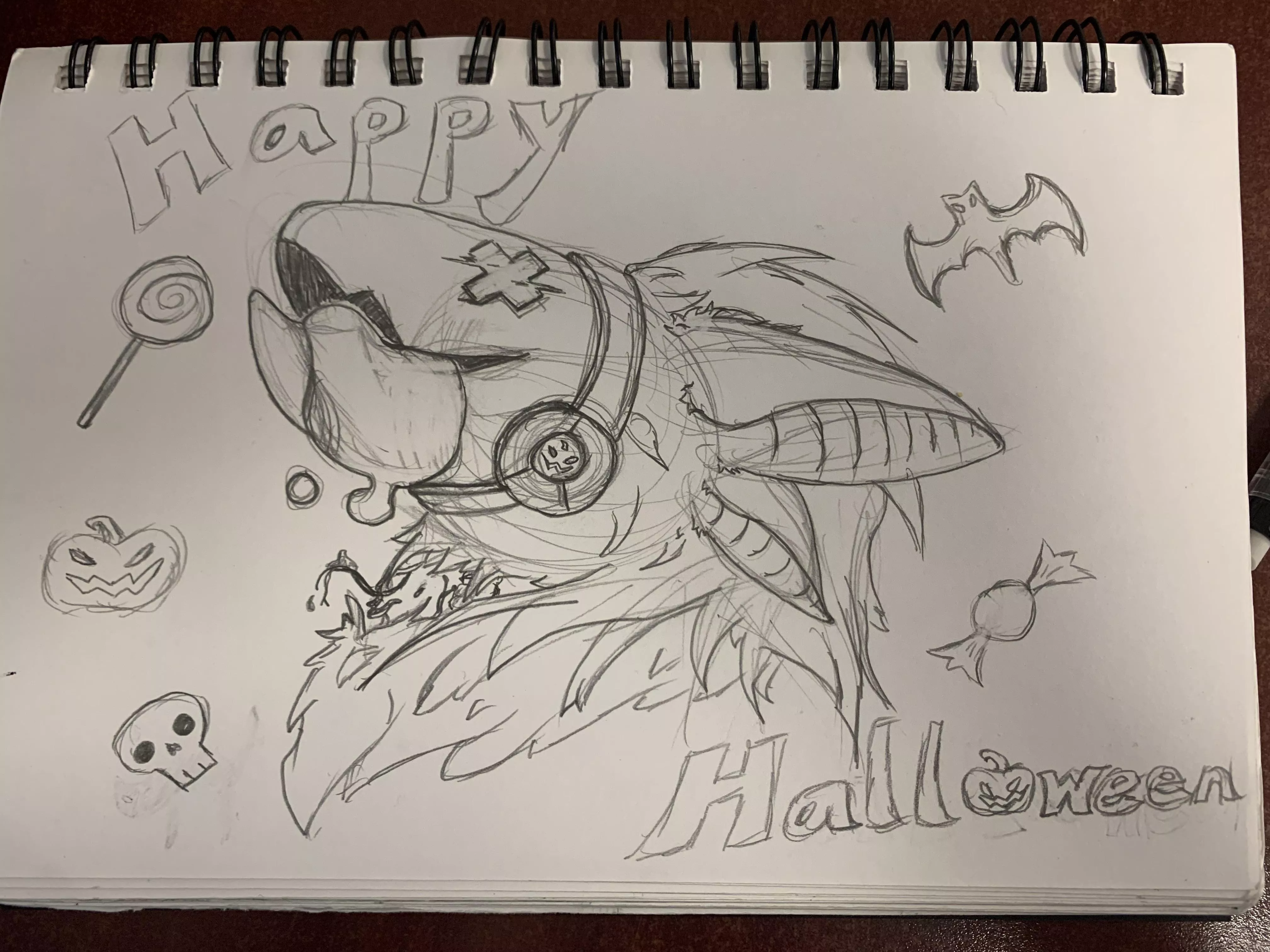 Planned halloween sketch